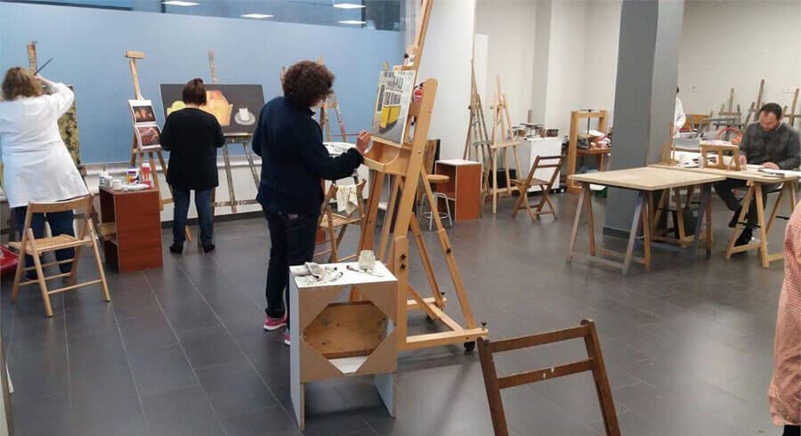 Clases de pintura individuais e en grupo Santiago de Compostela